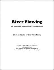 River Flowing SATB choral sheet music cover Thumbnail